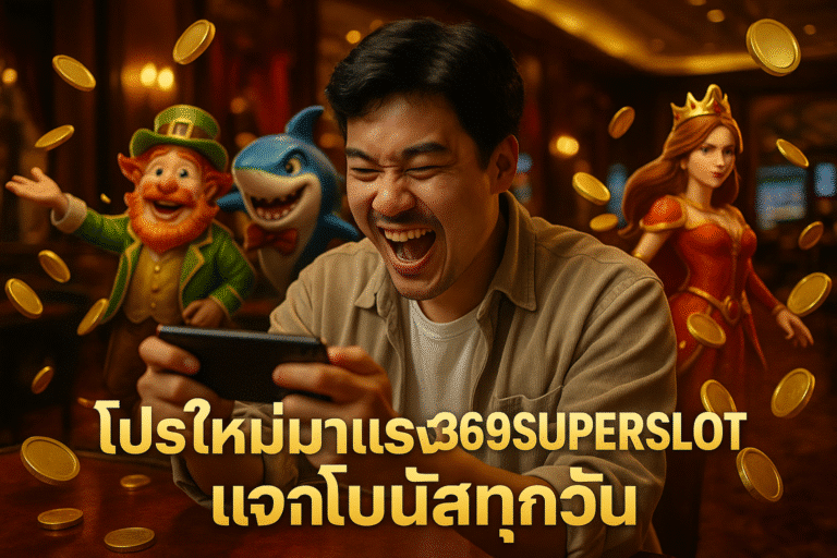 โปรใหม่มาแรง 369SUPERSLOT แจกโบนัสทุกวัน